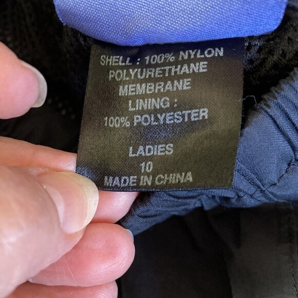 ISIS Women's Black Nylon Outdoor Pants, Size 10 Joggers‎ Hiking Camping Sports - Picture 5 of 16